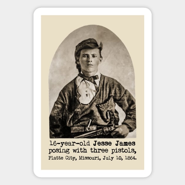 Jesse James Magnet by GrampaTony
